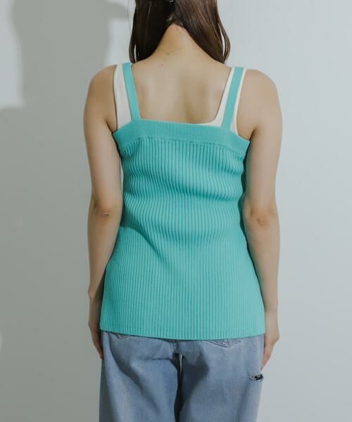 SENSE OF PLACE by URBAN RESEARCH / センスオブプレイス バイ アーバンリサーチ キャミソール・チューブトップ | フロントリボンニットキャミソール | 詳細9