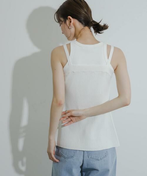 SENSE OF PLACE by URBAN RESEARCH / センスオブプレイス バイ アーバンリサーチ キャミソール・チューブトップ | フロントリボンニットキャミソール | 詳細17