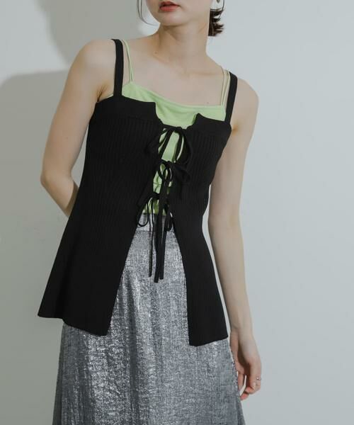 SENSE OF PLACE by URBAN RESEARCH / センスオブプレイス バイ アーバンリサーチ キャミソール・チューブトップ | フロントリボンニットキャミソール | 詳細22