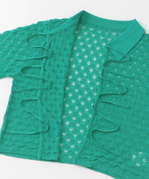 SENSE OF PLACE by URBAN RESEARCH / センスオブプレイス バイ アーバンリサーチ カーディガン・ボレロ | トゲトゲニットリボンカーディガン | 詳細11