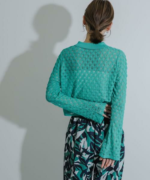 SENSE OF PLACE by URBAN RESEARCH / センスオブプレイス バイ アーバンリサーチ カーディガン・ボレロ | トゲトゲニットリボンカーディガン | 詳細4