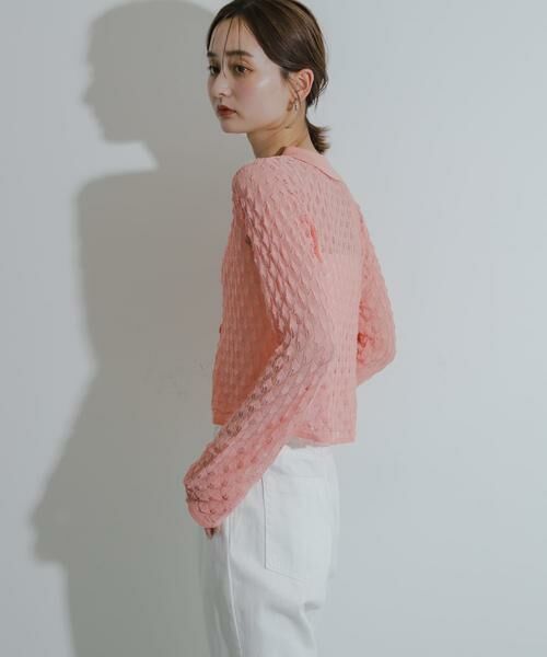 SENSE OF PLACE by URBAN RESEARCH / センスオブプレイス バイ アーバンリサーチ カーディガン・ボレロ | トゲトゲニットリボンカーディガン | 詳細18