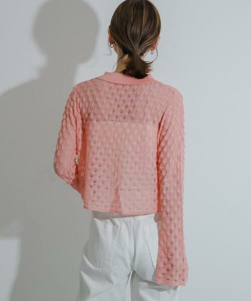 SENSE OF PLACE by URBAN RESEARCH / センスオブプレイス バイ アーバンリサーチ カーディガン・ボレロ | トゲトゲニットリボンカーディガン | 詳細19