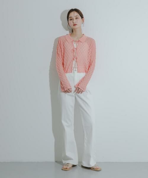 SENSE OF PLACE by URBAN RESEARCH / センスオブプレイス バイ アーバンリサーチ カーディガン・ボレロ | トゲトゲニットリボンカーディガン | 詳細20