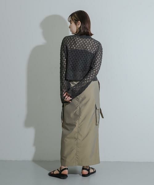 SENSE OF PLACE by URBAN RESEARCH / センスオブプレイス バイ アーバンリサーチ カーディガン・ボレロ | トゲトゲニットリボンカーディガン | 詳細26