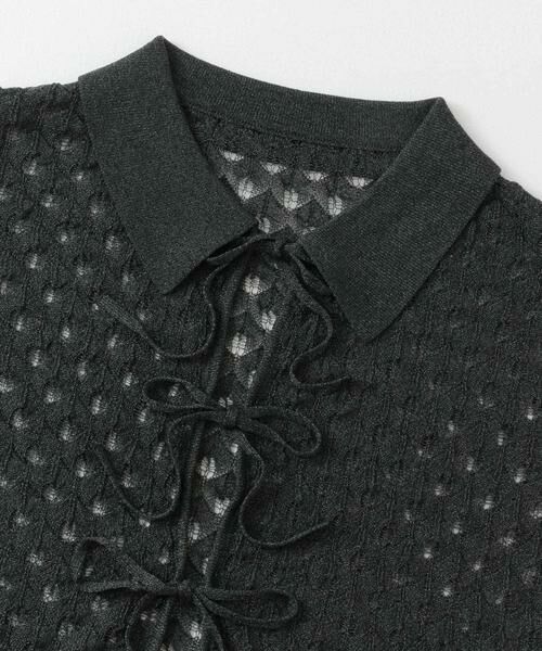 SENSE OF PLACE by URBAN RESEARCH / センスオブプレイス バイ アーバンリサーチ カーディガン・ボレロ | トゲトゲニットリボンカーディガン | 詳細28