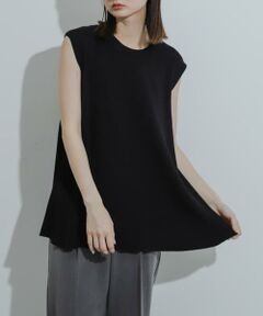 SENSE OF PLACE by URBAN RESEARCH / センスオブプレイス バイ アーバンリサーチ ニット・セーター | フレンチスリーブフレアチュニックセーター