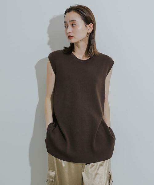 SENSE OF PLACE by URBAN RESEARCH / センスオブプレイス バイ アーバンリサーチ ニット・セーター | フレンチスリーブフレアチュニックセーター | 詳細11