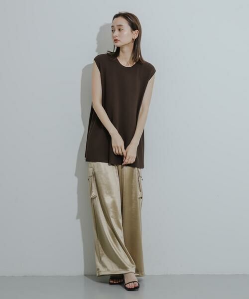 SENSE OF PLACE by URBAN RESEARCH / センスオブプレイス バイ アーバンリサーチ ニット・セーター | フレンチスリーブフレアチュニックセーター | 詳細14