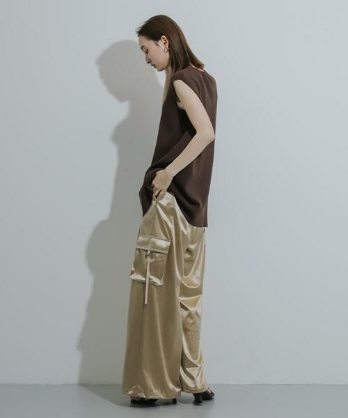 SENSE OF PLACE by URBAN RESEARCH / センスオブプレイス バイ アーバンリサーチ ニット・セーター | フレンチスリーブフレアチュニックセーター | 詳細16