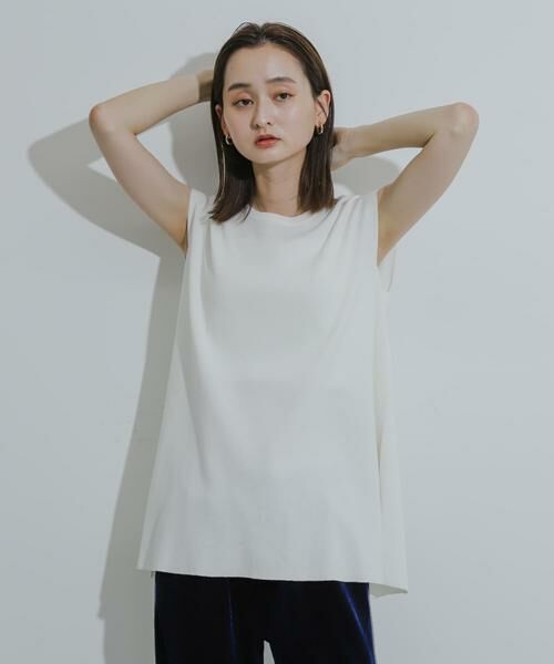 SENSE OF PLACE by URBAN RESEARCH / センスオブプレイス バイ アーバンリサーチ ニット・セーター | フレンチスリーブフレアチュニックセーター | 詳細19