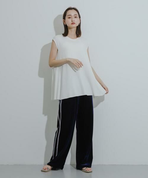 SENSE OF PLACE by URBAN RESEARCH / センスオブプレイス バイ アーバンリサーチ ニット・セーター | フレンチスリーブフレアチュニックセーター | 詳細22