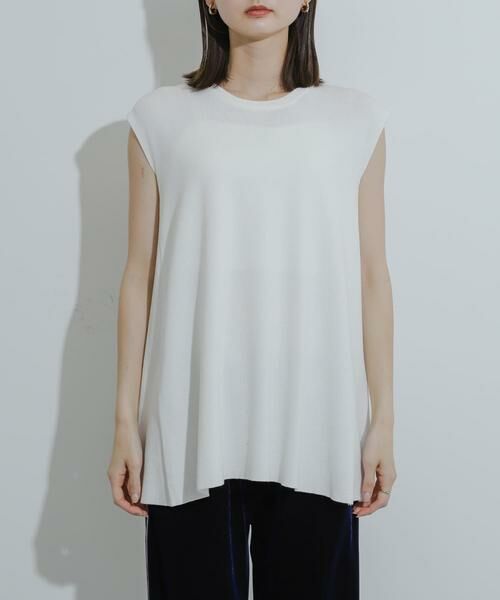 SENSE OF PLACE by URBAN RESEARCH / センスオブプレイス バイ アーバンリサーチ ニット・セーター | フレンチスリーブフレアチュニックセーター | 詳細23