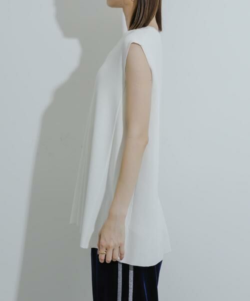 SENSE OF PLACE by URBAN RESEARCH / センスオブプレイス バイ アーバンリサーチ ニット・セーター | フレンチスリーブフレアチュニックセーター | 詳細24