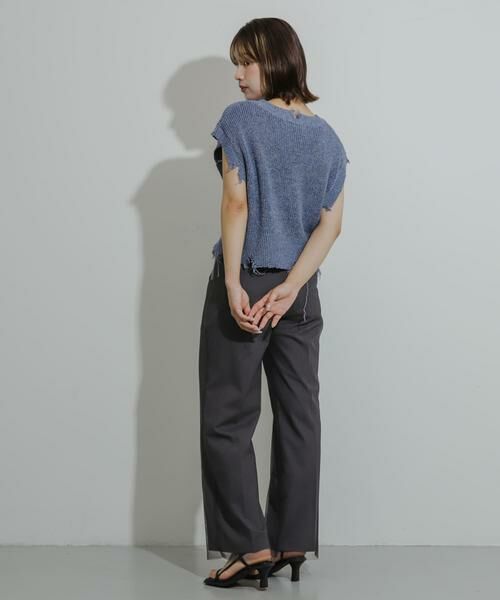 SENSE OF PLACE by URBAN RESEARCH / センスオブプレイス バイ アーバンリサーチ ベスト | ダメージニットベスト | 詳細18