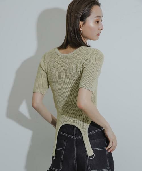 SENSE OF PLACE by URBAN RESEARCH / センスオブプレイス バイ アーバンリサーチ ニット・セーター | ガーターデザインセーター(5分袖) | 詳細14