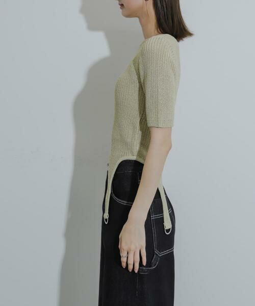 SENSE OF PLACE by URBAN RESEARCH / センスオブプレイス バイ アーバンリサーチ ニット・セーター | ガーターデザインセーター(5分袖) | 詳細17