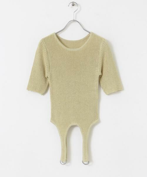 SENSE OF PLACE by URBAN RESEARCH / センスオブプレイス バイ アーバンリサーチ ニット・セーター | ガーターデザインセーター(5分袖) | 詳細21