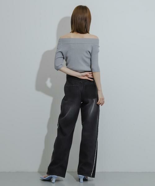 SENSE OF PLACE by URBAN RESEARCH / センスオブプレイス バイ アーバンリサーチ ニット・セーター | 2WAYオフショルニットプルオーバー | 詳細30