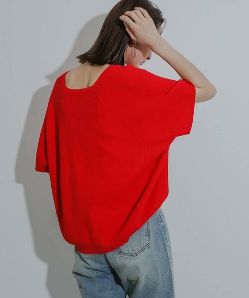 SENSE OF PLACE by URBAN RESEARCH / センスオブプレイス バイ アーバンリサーチ ニット・セーター | Vネックドルマンセーター | 詳細3