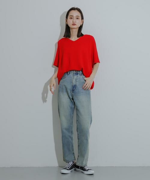 SENSE OF PLACE by URBAN RESEARCH / センスオブプレイス バイ アーバンリサーチ ニット・セーター | Vネックドルマンセーター | 詳細6