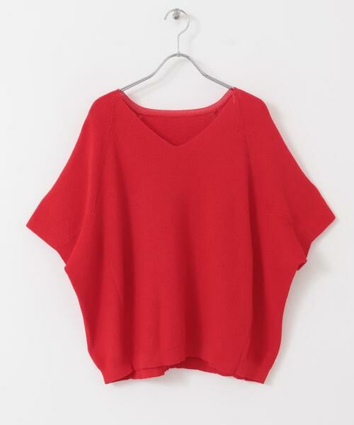 SENSE OF PLACE by URBAN RESEARCH / センスオブプレイス バイ アーバンリサーチ ニット・セーター | Vネックドルマンセーター | 詳細9