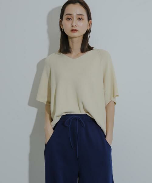 SENSE OF PLACE by URBAN RESEARCH / センスオブプレイス バイ アーバンリサーチ ニット・セーター | Vネックドルマンセーター | 詳細11