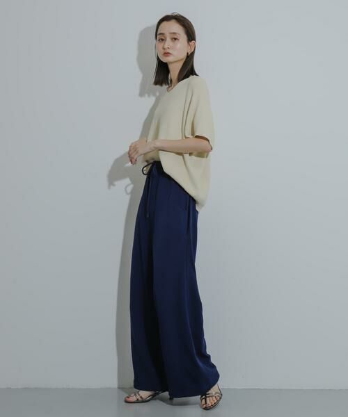 SENSE OF PLACE by URBAN RESEARCH / センスオブプレイス バイ アーバンリサーチ ニット・セーター | Vネックドルマンセーター | 詳細15