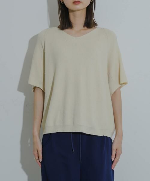 SENSE OF PLACE by URBAN RESEARCH / センスオブプレイス バイ アーバンリサーチ ニット・セーター | Vネックドルマンセーター | 詳細18