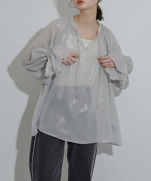 SENSE OF PLACE by URBAN RESEARCH / センスオブプレイス バイ アーバンリサーチ シャツ・ブラウス | ハクプリントブラウス | 詳細18