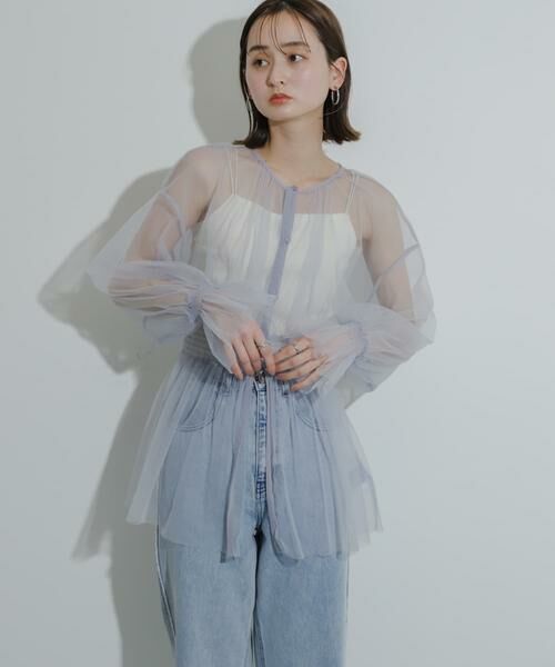 SENSE OF PLACE by URBAN RESEARCH / センスオブプレイス バイ アーバンリサーチ その他トップス | ウエストマークチュールチュニックトップ | 詳細2