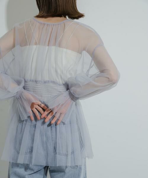 SENSE OF PLACE by URBAN RESEARCH / センスオブプレイス バイ アーバンリサーチ その他トップス | ウエストマークチュールチュニックトップ | 詳細3