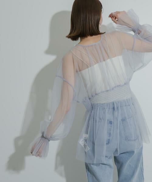 SENSE OF PLACE by URBAN RESEARCH / センスオブプレイス バイ アーバンリサーチ その他トップス | ウエストマークチュールチュニックトップ | 詳細4