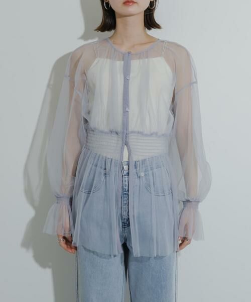 SENSE OF PLACE by URBAN RESEARCH / センスオブプレイス バイ アーバンリサーチ その他トップス | ウエストマークチュールチュニックトップ | 詳細6