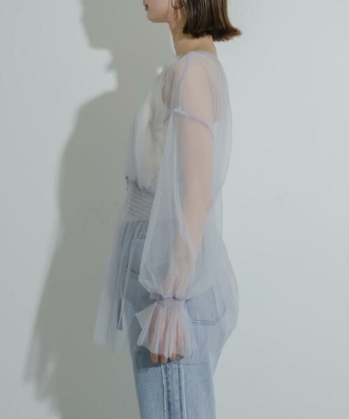 SENSE OF PLACE by URBAN RESEARCH / センスオブプレイス バイ アーバンリサーチ その他トップス | ウエストマークチュールチュニックトップ | 詳細7