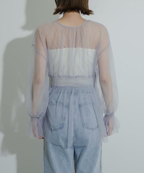 SENSE OF PLACE by URBAN RESEARCH / センスオブプレイス バイ アーバンリサーチ その他トップス | ウエストマークチュールチュニックトップ | 詳細8