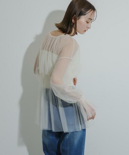 SENSE OF PLACE by URBAN RESEARCH / センスオブプレイス バイ アーバンリサーチ その他トップス | ウエストマークチュールチュニックトップ | 詳細17