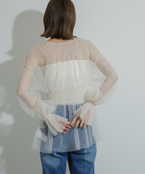 SENSE OF PLACE by URBAN RESEARCH / センスオブプレイス バイ アーバンリサーチ その他トップス | ウエストマークチュールチュニックトップ | 詳細18