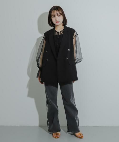 SENSE OF PLACE by URBAN RESEARCH / センスオブプレイス バイ アーバンリサーチ その他トップス | ウエストマークチュールチュニックトップ | 詳細24