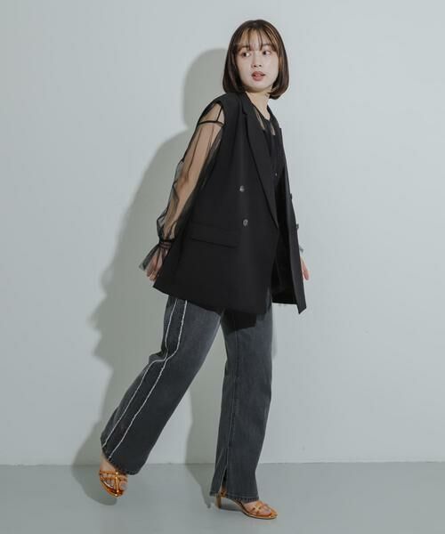 SENSE OF PLACE by URBAN RESEARCH / センスオブプレイス バイ アーバンリサーチ その他トップス | ウエストマークチュールチュニックトップ | 詳細25