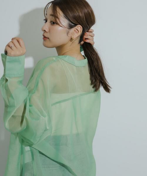 SENSE OF PLACE by URBAN RESEARCH / センスオブプレイス バイ アーバンリサーチ シャツ・ブラウス | 『一部WEB限定カラー』シアーシャンブレーシャツ | 詳細1