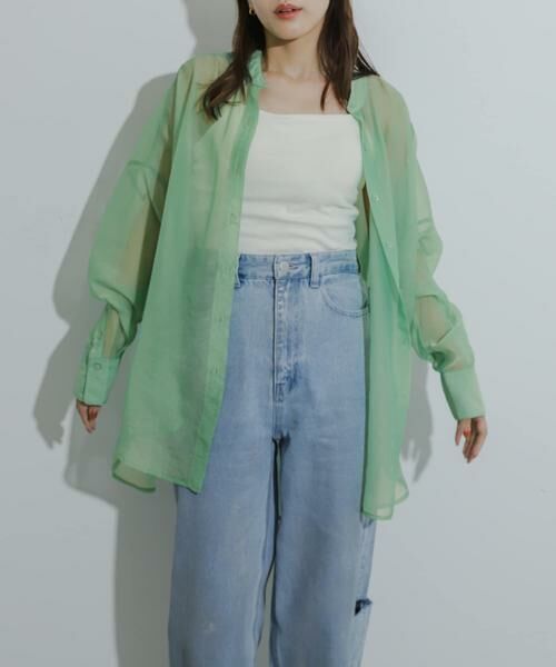 SENSE OF PLACE by URBAN RESEARCH / センスオブプレイス バイ アーバンリサーチ シャツ・ブラウス | 『一部WEB限定カラー』シアーシャンブレーシャツ | 詳細3