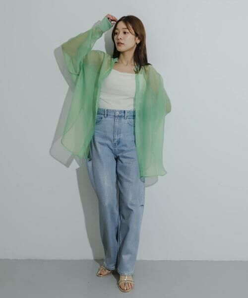 SENSE OF PLACE by URBAN RESEARCH / センスオブプレイス バイ アーバンリサーチ シャツ・ブラウス | 『一部WEB限定カラー』シアーシャンブレーシャツ | 詳細4