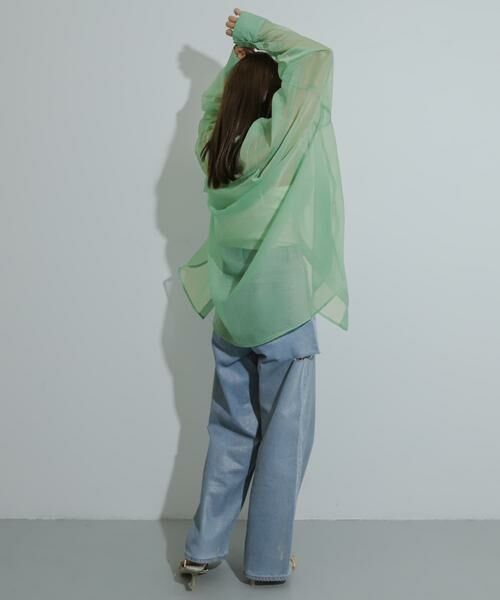 SENSE OF PLACE by URBAN RESEARCH / センスオブプレイス バイ アーバンリサーチ シャツ・ブラウス | 『一部WEB限定カラー』シアーシャンブレーシャツ | 詳細5