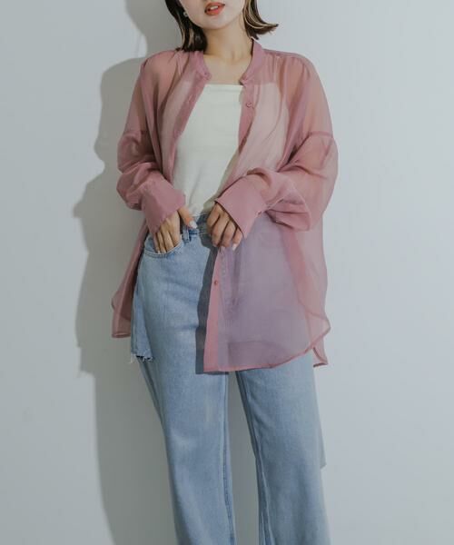 SENSE OF PLACE by URBAN RESEARCH / センスオブプレイス バイ アーバンリサーチ シャツ・ブラウス | 『一部WEB限定カラー』シアーシャンブレーシャツ | 詳細10