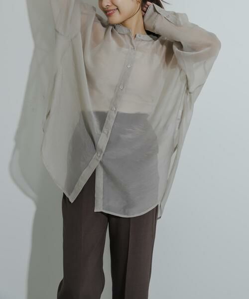 SENSE OF PLACE by URBAN RESEARCH / センスオブプレイス バイ アーバンリサーチ シャツ・ブラウス | 『一部WEB限定カラー』シアーシャンブレーシャツ | 詳細8