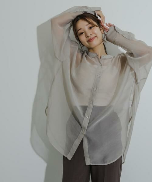 SENSE OF PLACE by URBAN RESEARCH / センスオブプレイス バイ アーバンリサーチ シャツ・ブラウス | 『一部WEB限定カラー』シアーシャンブレーシャツ | 詳細9