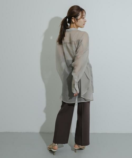 SENSE OF PLACE by URBAN RESEARCH / センスオブプレイス バイ アーバンリサーチ シャツ・ブラウス | 『一部WEB限定カラー』シアーシャンブレーシャツ | 詳細12