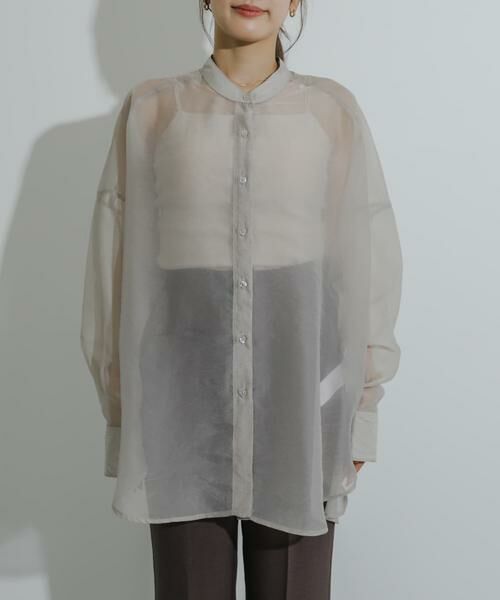SENSE OF PLACE by URBAN RESEARCH / センスオブプレイス バイ アーバンリサーチ シャツ・ブラウス | 『一部WEB限定カラー』シアーシャンブレーシャツ | 詳細13