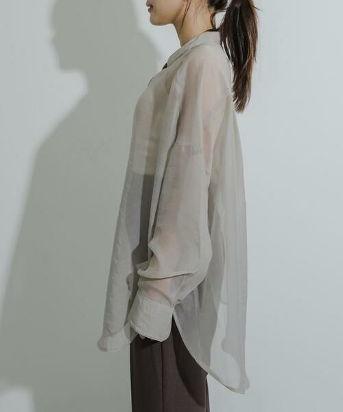 SENSE OF PLACE by URBAN RESEARCH / センスオブプレイス バイ アーバンリサーチ シャツ・ブラウス | 『一部WEB限定カラー』シアーシャンブレーシャツ | 詳細14